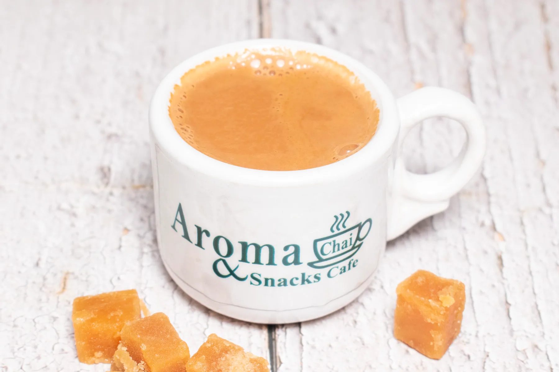 Gud ki Chai at Aroma Chai