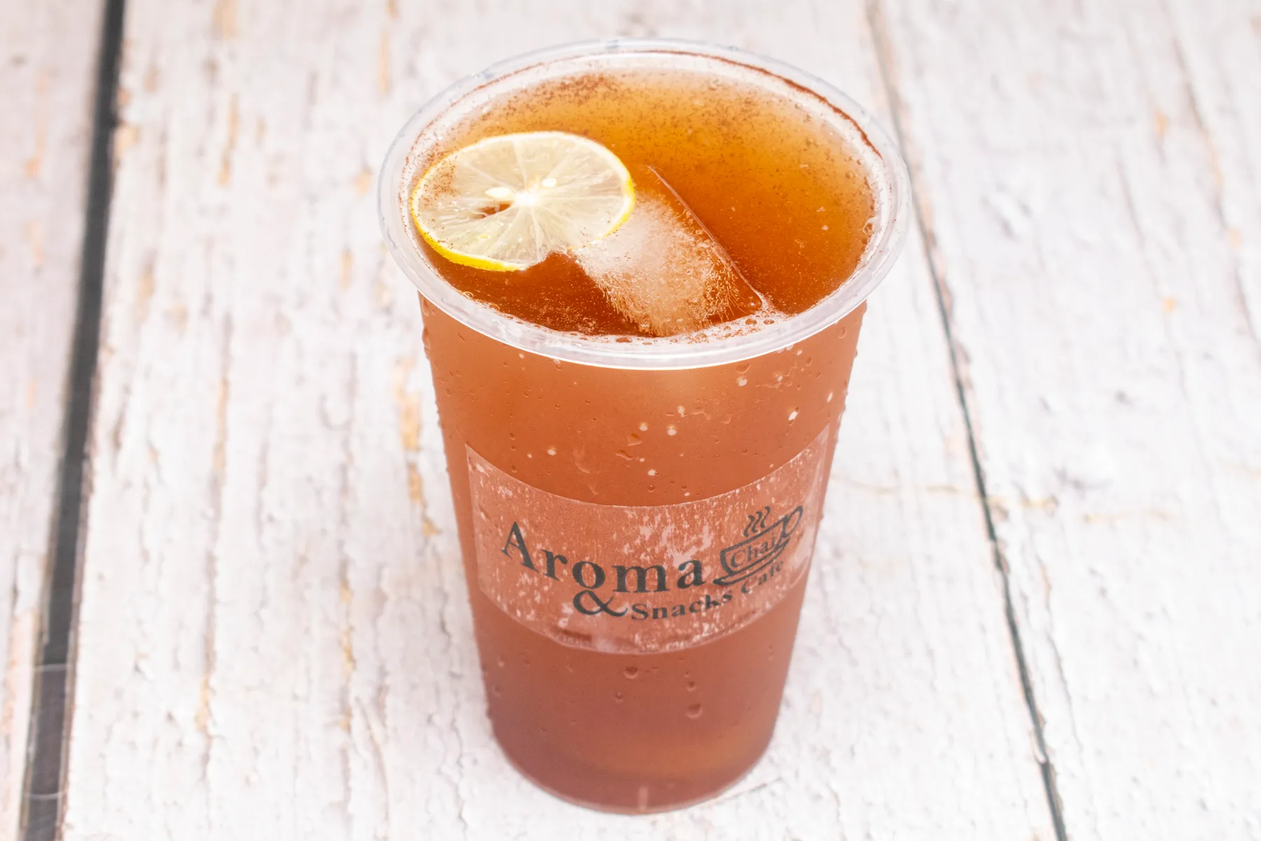 Lemon Ice Tea at Aroma Chai