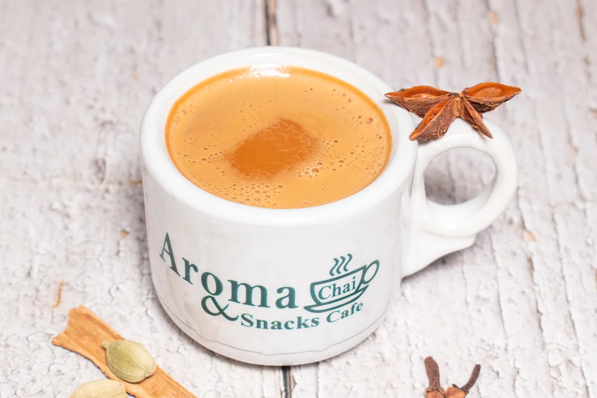 Masala Chai served at Aroma Chai