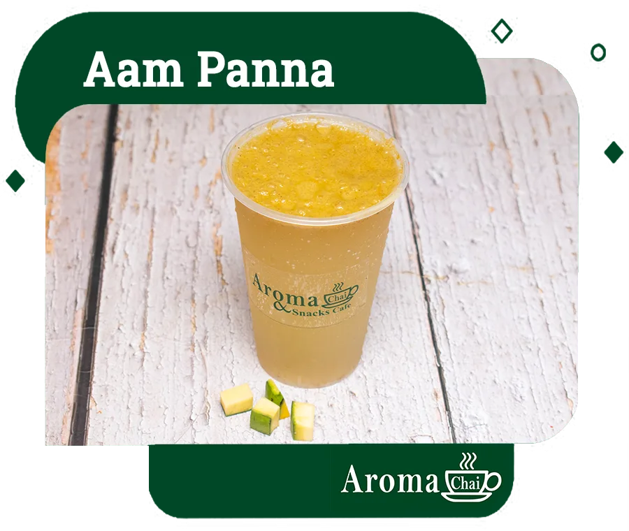 Aam Panna at Aroma Chai cafe